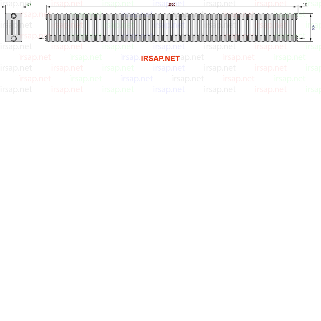 Радиатор IRSAP Tesi 50400/56 T08 CL 01